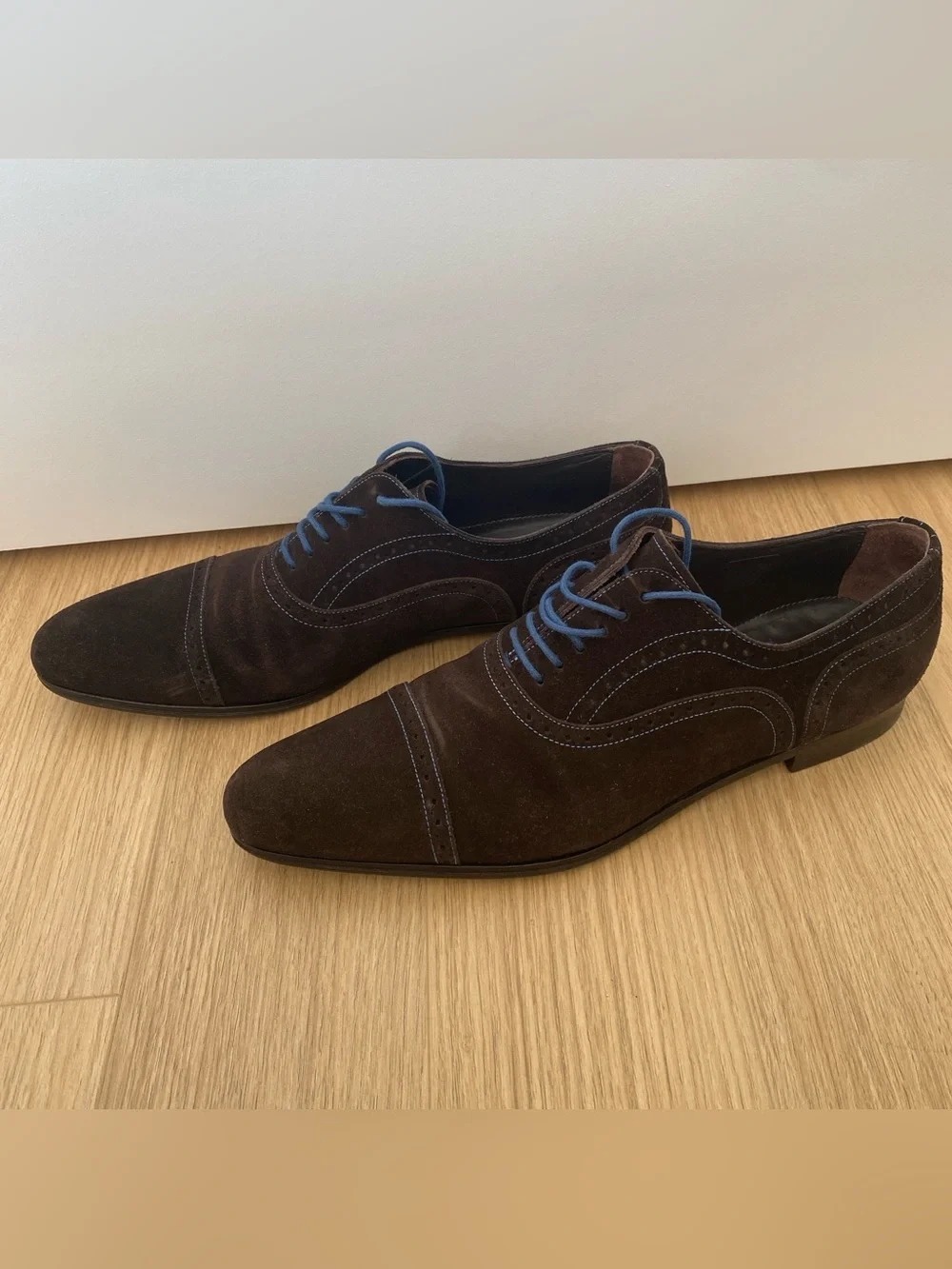 Loding Shoes brown suede dress shoes